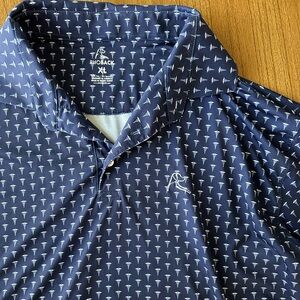 Rhoback microfiber golf polo